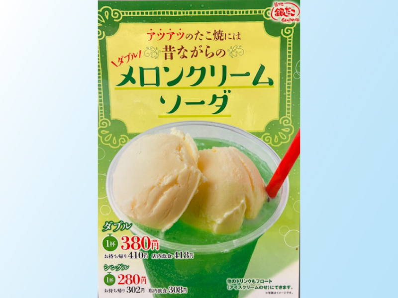 メロンクリームソーダ