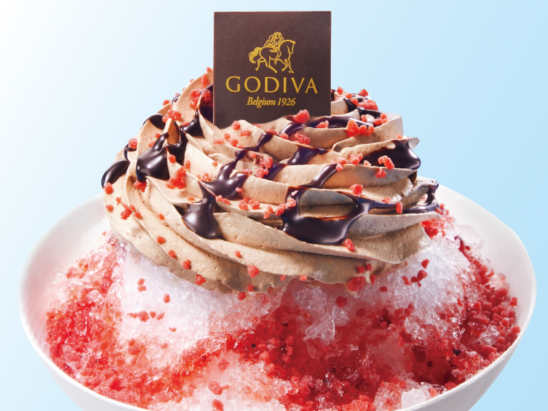 かき氷 ストロベリー＆チョコレート