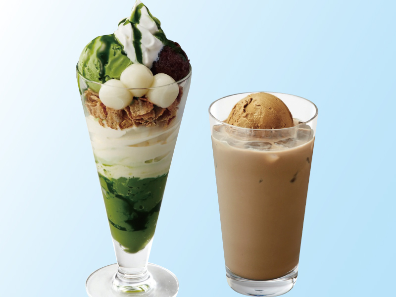 抹茶白玉パフェ